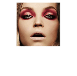 チークは丁寧に